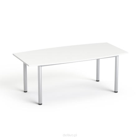 Stół konferencyjny 190x80/95 cm SV-43 SMB Biały