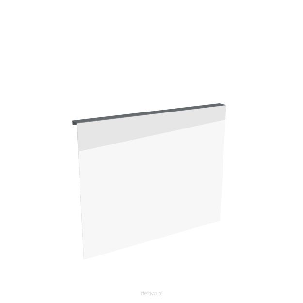 Nakładka ze szkłem Lacobel na blasze metalowej 80x65 cm SS-54