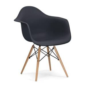 Krzesło DAW antracyt-buk naturalny
