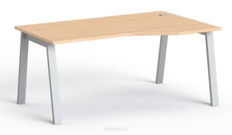 Biurko AVO 40/160x80/100 cm  AV-6 Prawa Strona