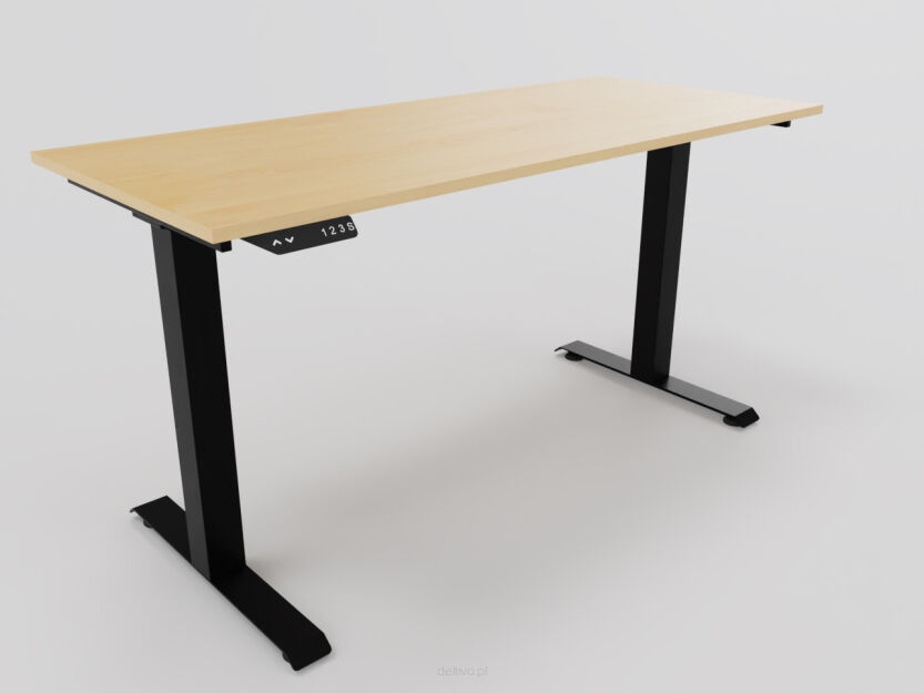 Biurko elektrycznie regulowane SKY LITE 160x60-70 cm
