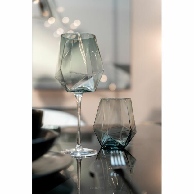 KARE komplet 4 szklanek DIAMOND SMOKE     510 ml