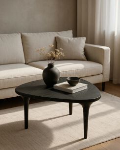 MaMaison stolik kawowy LAMINAR czarny /   drewno