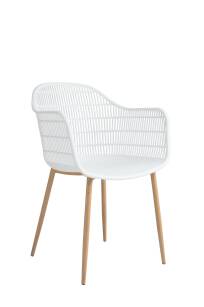 Krzesło BECKER białe-naturalne
