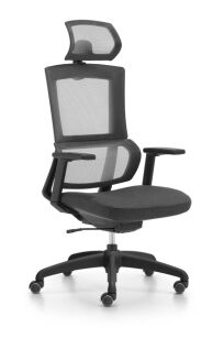 Fotel biurowy ELEGANCE CM-B263AS-1 czarny