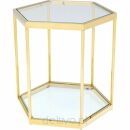 KARE stolik COMB GOLD 55 złoty - 2