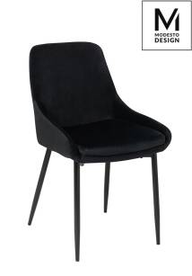 Krzesło CLOVER czarny, welur