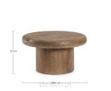 BIZZOTTO stolik kawowy LOPEZ 60 brązowy - 4