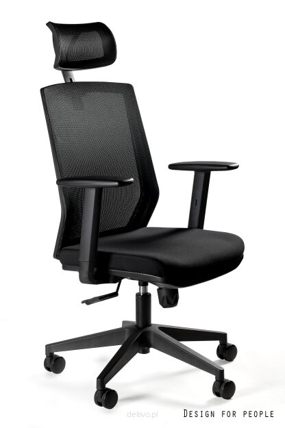 Fotel biurowy ESTA F502-1H czarny