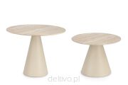 BIZZOTTO zestaw stolików kawowych HARDY   beżowy - 3