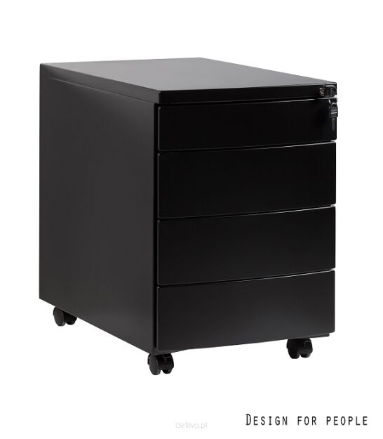 Kontener biurowy 39x56x56 cm RP-04-B czarny