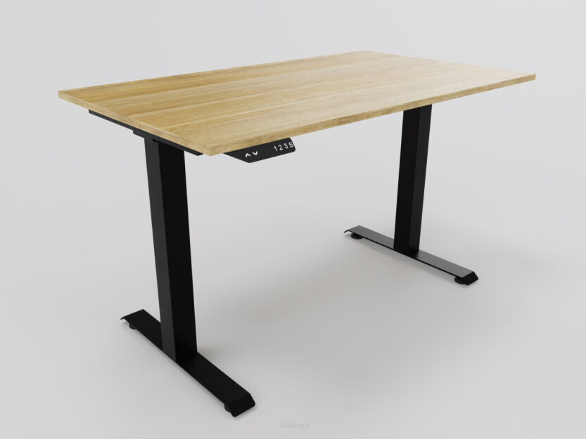 Biurko elektrycznie regulowane SKY LITE 120x60-70 cm