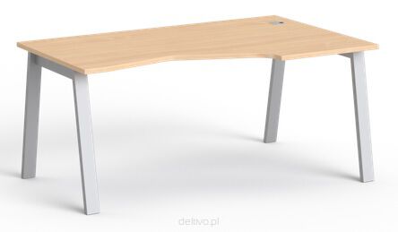 Biurko AVO 60/160x80/100 cm AV-12 Prawa Strona