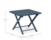 BIZZOTTO stolik ogrodowy TAYLOR           granatowy - 6