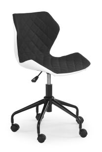 Krzesło młodzieżowe FELIX czarny-biały