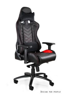 Fotel gamingowy DYNAMIQ V3 Y-2666 czarny-czerwony