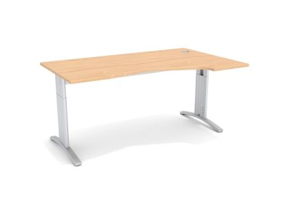 Biurko regulowane FLEX-R 40/160x80/100 cm FL-10R "P"