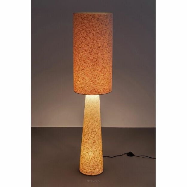 KARE lampa podłogowa MARLEEN BOUCLE 130   cm beżowa