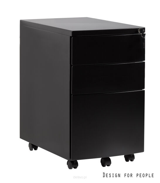 Kontener biurowy 39x56x64 cm RPH-01-B czarny