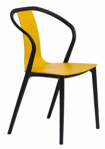 Krzesło BELLA czarny-żółty
