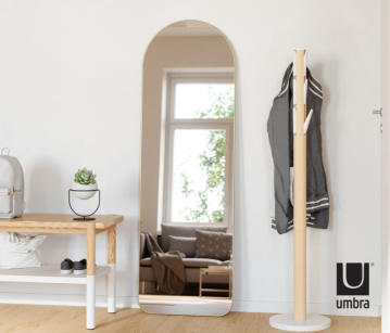 UMBRA lustro łukowe HUBBA 51 x 157 cm złote