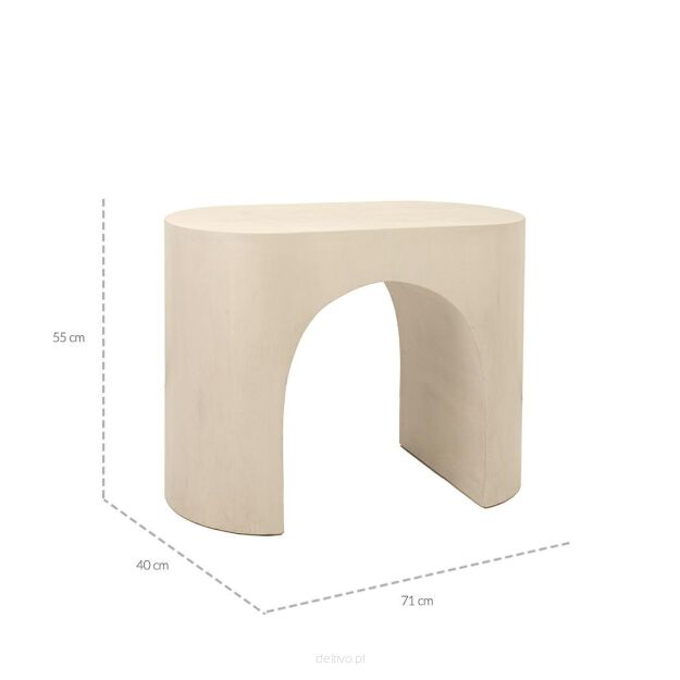 MaMaison stolik ICARO beżowy / drewno