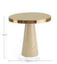 BIZZOTTO stolik kawowy NANDIKA beżowy - 6
