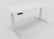 Biały-srebrny