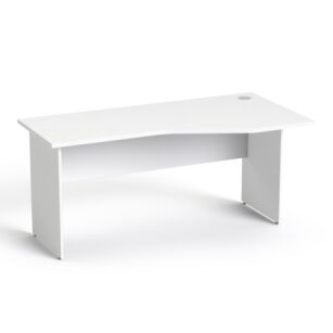 Biurko PLAN 160x70/80 cm "P" SV-23 SMB Biały