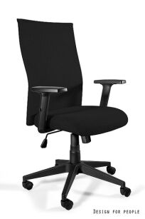 Krzesło biurowe BLACK ON BLACK PLUS W-93A-P czarny