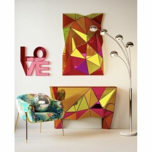 KARE konsola PRISMA COLOR 127 cm