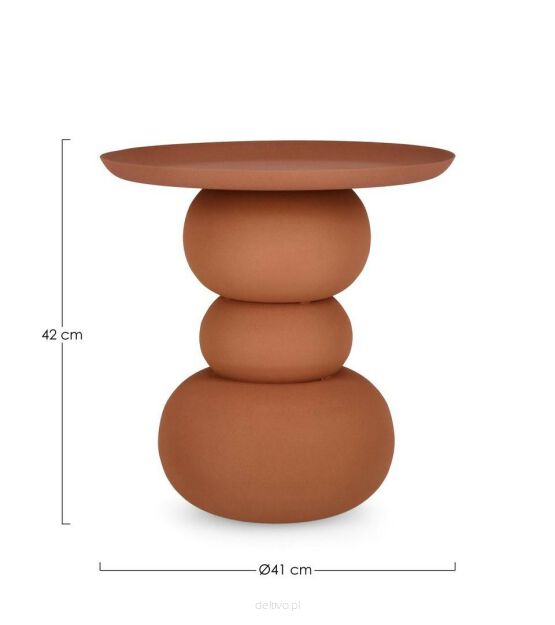 BIZZOTTO stolik kawowy ALPA 41 czerwony