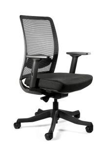 Fotel biurowy ANGGUN M 1198-B-skóra naturalna HL-kolory