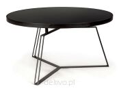 BIZZOTTO stolik kawowy ZAIRA 70 czarny - 2